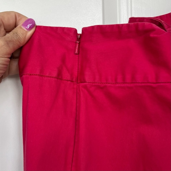 •Banana Republic• Harrison Fit Raspberry Stretch Capri Pants - Size 10 - Picture 5 of 7